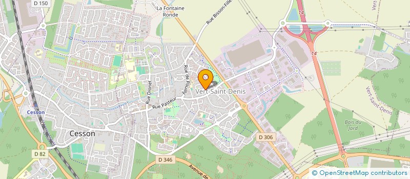 localisation de l'entreprise CODEV à VERT-SAINT-DENIS
