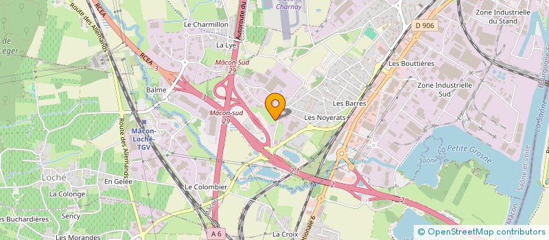 localisation de l'entreprise CODEV à MACON