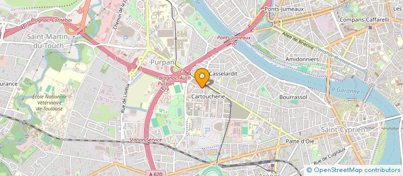 localisation de l'entreprise CODEV OCCITANIE  TOULOUSE