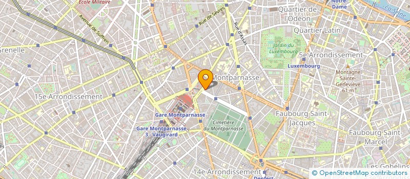 localisation de l'entreprise CODEV SARL  PARIS