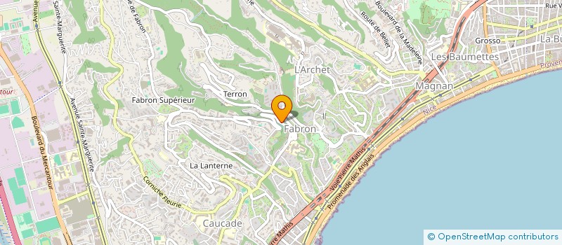 localisation de l'entreprise CODEVE SOFT à NICE