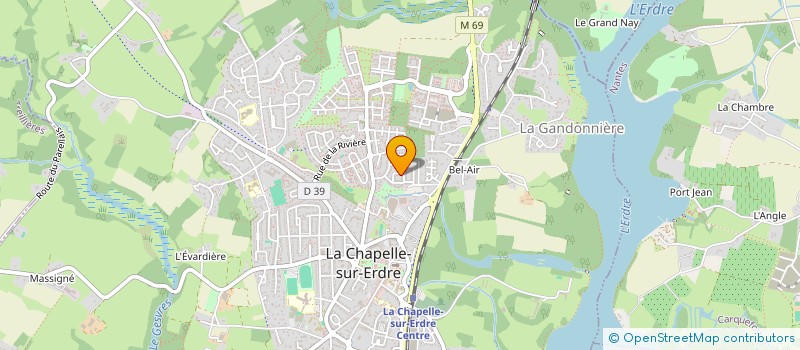 localisation de l'entreprise CODEVELOPPEMENT FRANCE MAROC - COFM  LA CHAPELLE-SUR-ERDRE