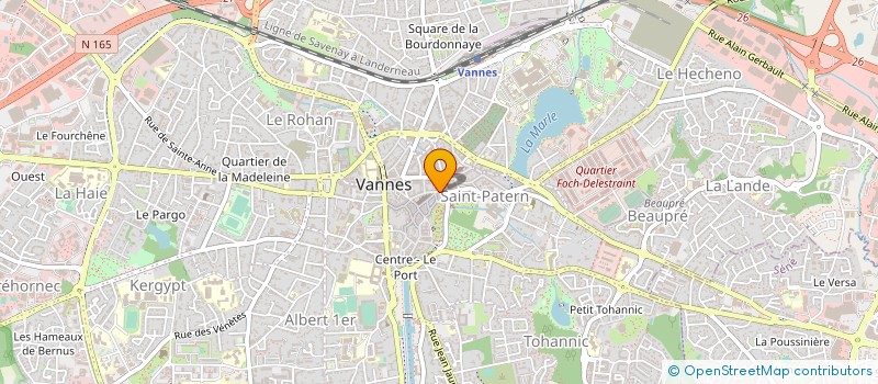 localisation de l'entreprise CODEVET à VANNES