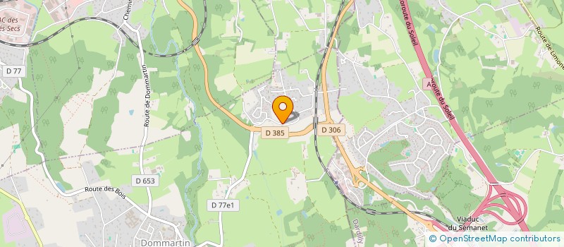 localisation de l'entreprise CODEVINE  DOMMARTIN