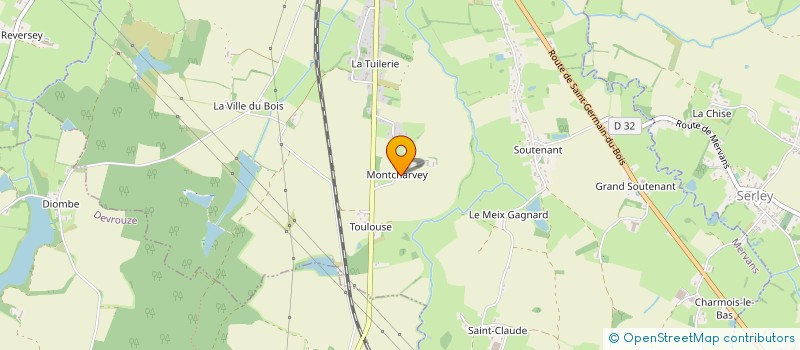 localisation de l'entreprise CODEX à MERVANS
