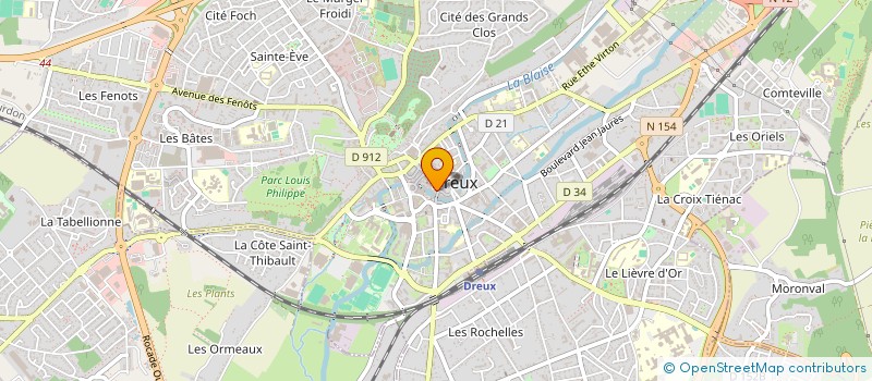 localisation de l'entreprise CODEX à DREUX