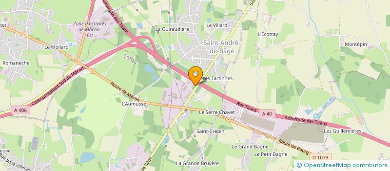 localisation de l'entreprise CODEX à SAINT-ANDRE-DE-BAGE