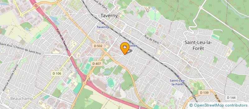 localisation de l'entreprise CODEX  TAVERNY