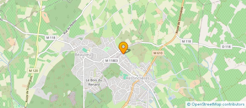 localisation de l'entreprise CODEX ENERGIES  RESTINCLIERES