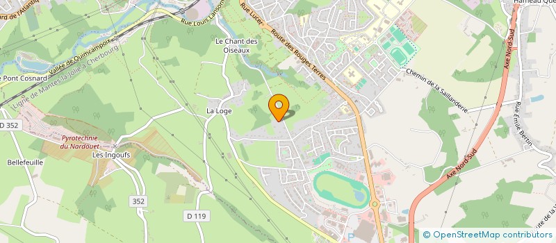 localisation de l'entreprise CODEX IMMOBILIER  CHERBOURG-EN-COTENTIN