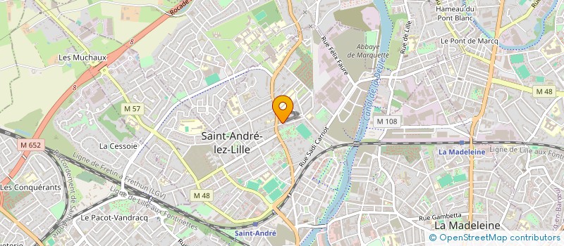 localisation de l'entreprise CODEXAD à SAINT-ANDRE-LEZ-LILLE