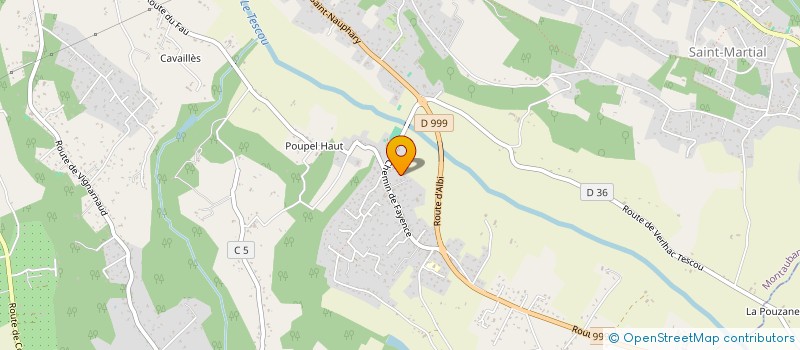 localisation de l'entreprise CODEXE à MONTAUBAN
