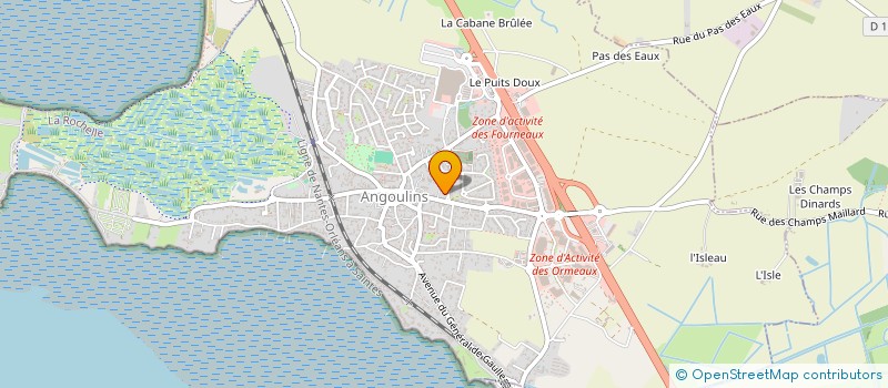 localisation de l'entreprise CODEXI à ANGOULINS