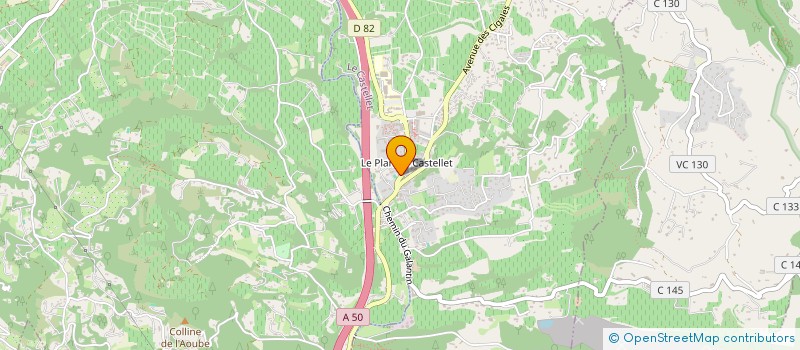 localisation de l'entreprise CODI  LE CASTELLET