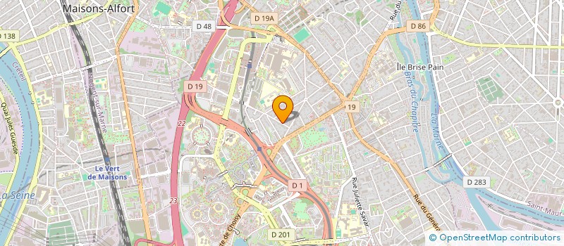 localisation de l'entreprise CODI INVEST  CRETEIL