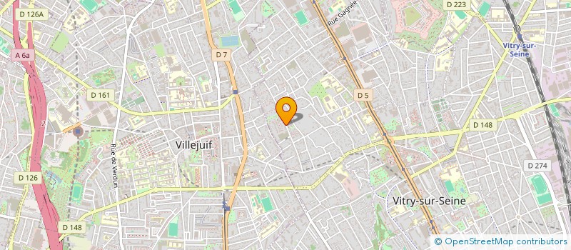 localisation de l'entreprise CODIALIS à VITRY-SUR-SEINE