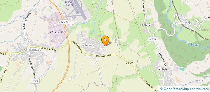 localisation de l'entreprise CODIANE  CHASPUZAC