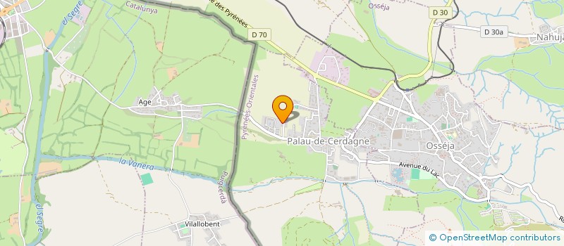 localisation de l'entreprise CODIAZ  PALAU-DE-CERDAGNE