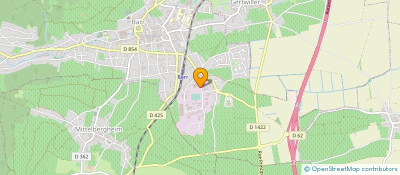 localisation de l'entreprise CODICA à BARR