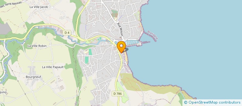 localisation de l'entreprise CODICOM à BINIC-ETABLES-SUR-MER