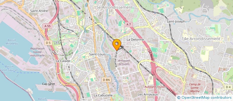 localisation de l'entreprise CODIELEC  MARSEILLE 15EME