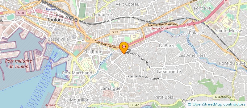 localisation de l'entreprise CODIEM à TOULON