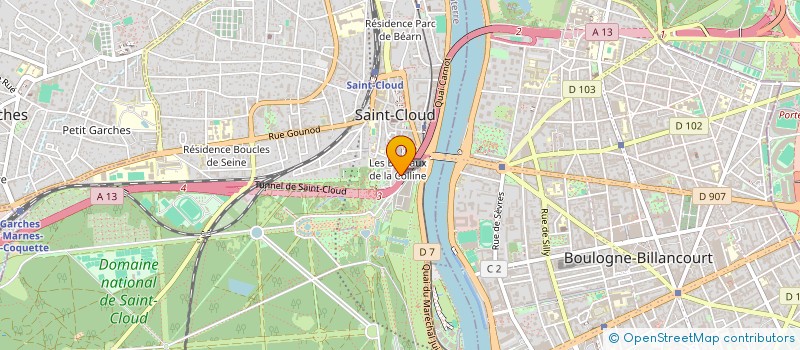 localisation de l'entreprise CODIF à SAINT-CLOUD