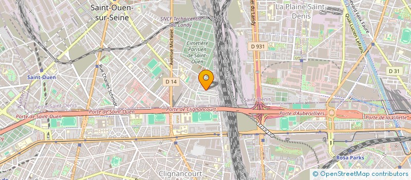 localisation de l'entreprise CODIFA DIFFUSION SARL à SAINT-OUEN-SUR-SEINE