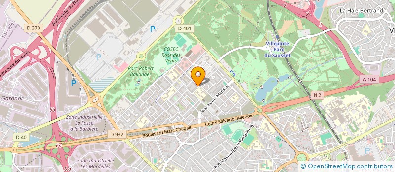localisation de l'entreprise CODIGO CONSULTING à AULNAY-SOUS-BOIS