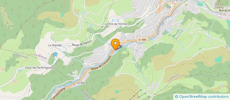 localisation de l'entreprise CODIM INVEST  LA BRESSE