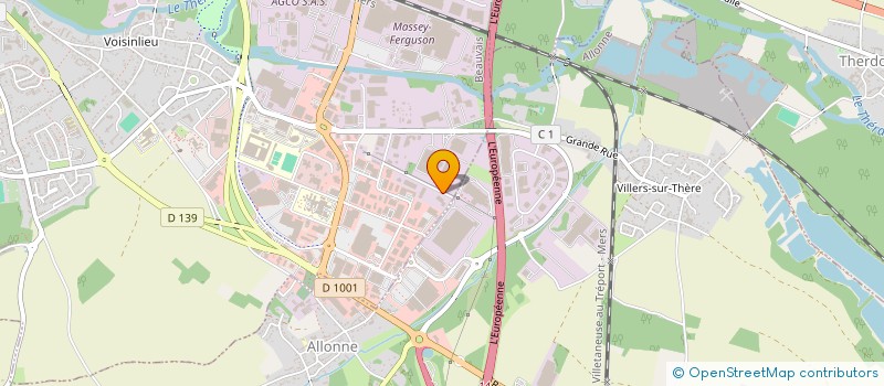 localisation de l'entreprise CODIMA SA  BEAUVAIS