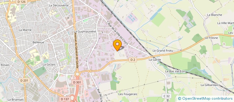 localisation de l'entreprise CODIMA.T.P.  SAINT-MALO