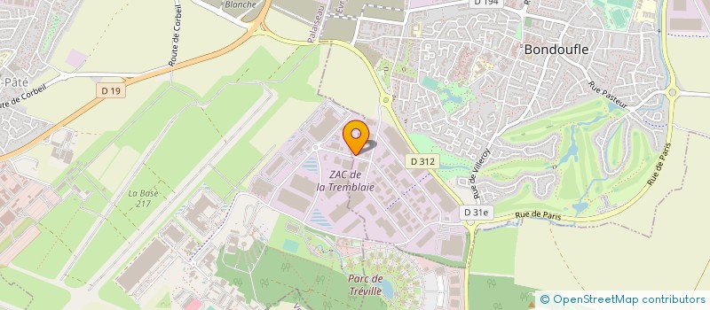 localisation de l'entreprise CODIMAG à BONDOUFLE