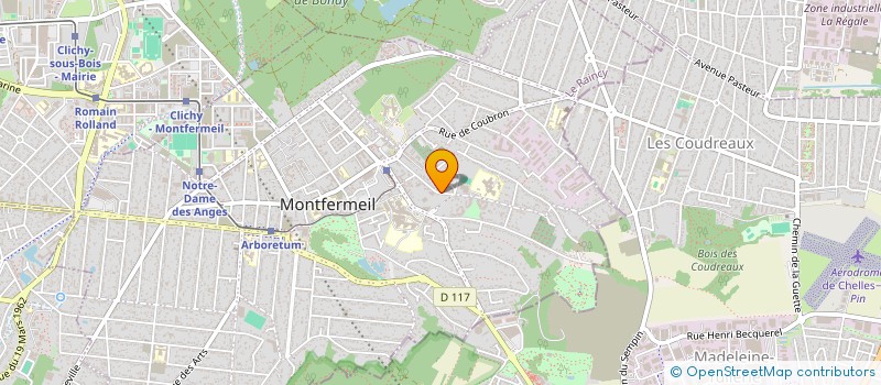 localisation de l'entreprise CODIMAR à MONTFERMEIL