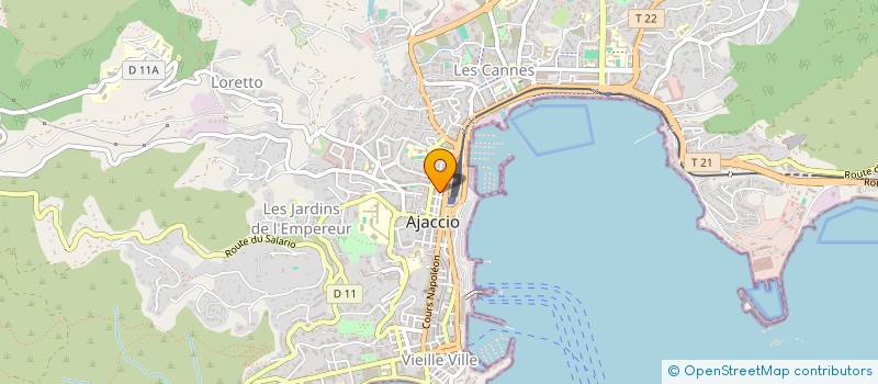 localisation de l'entreprise CODIME  AJACCIO