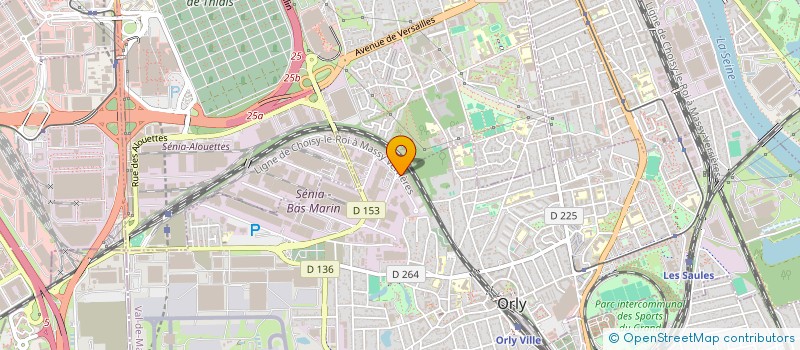 localisation de l'entreprise CODIMEX à ORLY