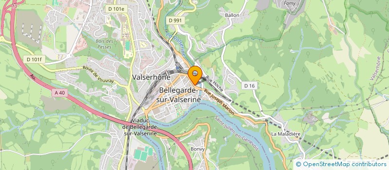 localisation de l'entreprise CODIMO à VALSERHONE