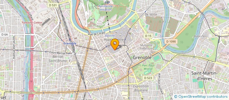 localisation de l'entreprise CODIMO SARL à GRENOBLE