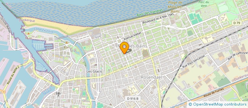 localisation de l'entreprise CODING&BRICKS à DUNKERQUE