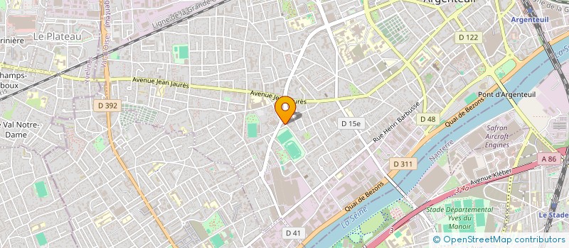 localisation de l'entreprise CODINGLAB à ARGENTEUIL