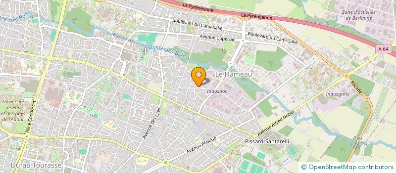 localisation de l'entreprise CODINGVEST GB  PAU