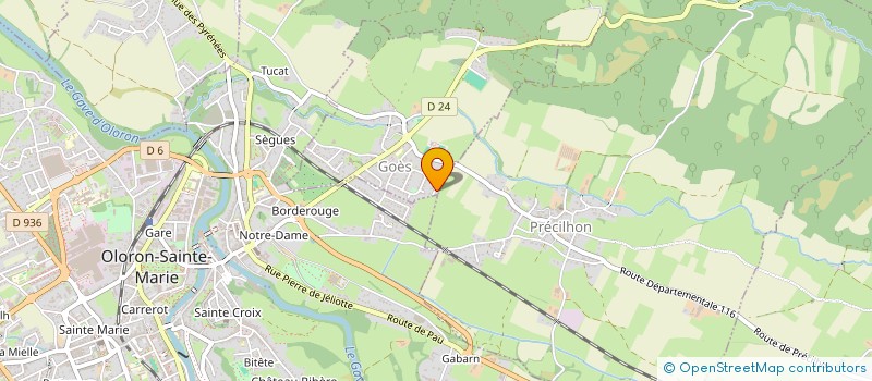 localisation de l'entreprise CODINI 64  GOES