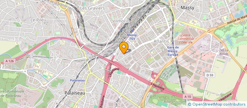 localisation de l'entreprise CODINTER LOGISTIQUE à PALAISEAU