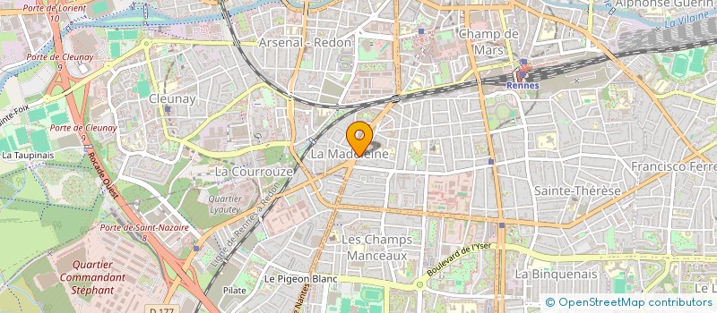 localisation de l'entreprise CODIP à RENNES