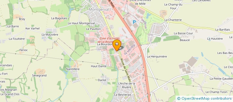 localisation de l'entreprise CODIPRA à LA CHAPELLE-DES-FOUGERETZ