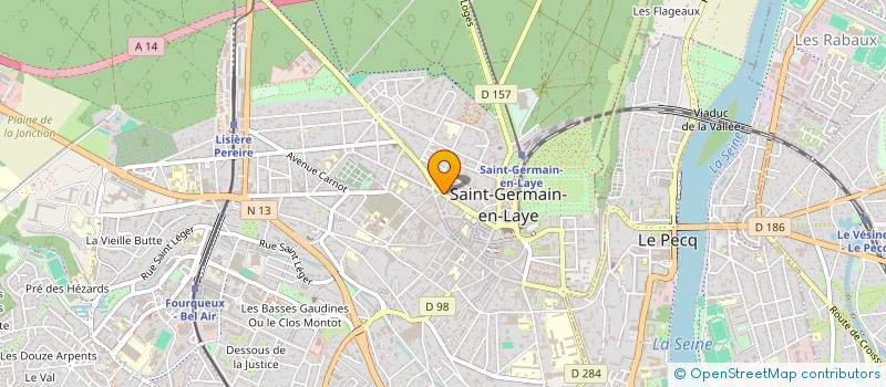 localisation de l'entreprise CODIPREST  SAINT-GERMAIN-EN-LAYE