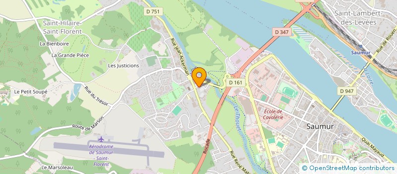 localisation de l'entreprise CODIREL FRANCE à SAUMUR