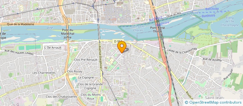 localisation de l'entreprise CODIS à ORLEANS