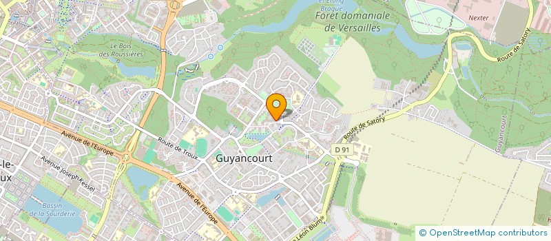 localisation de l'entreprise CODISCOVERY SAS à GUYANCOURT