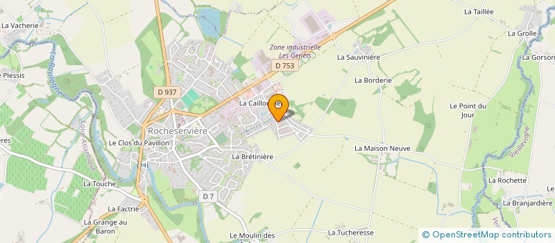 localisation de l'entreprise CODISOFT  ROCHESERVIERE